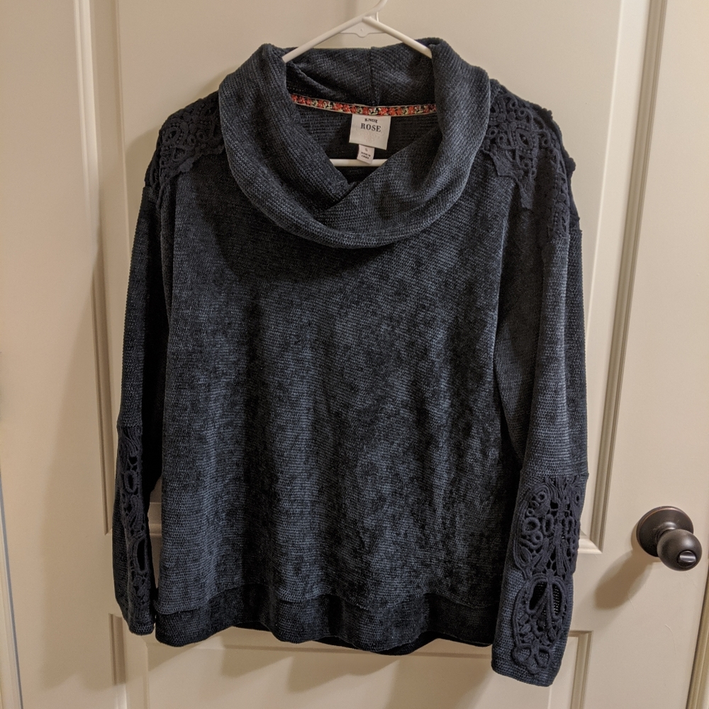 Navy sweater